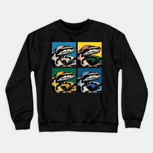 Boa Constrictor Pop Art - Cool Snake Crewneck Sweatshirt